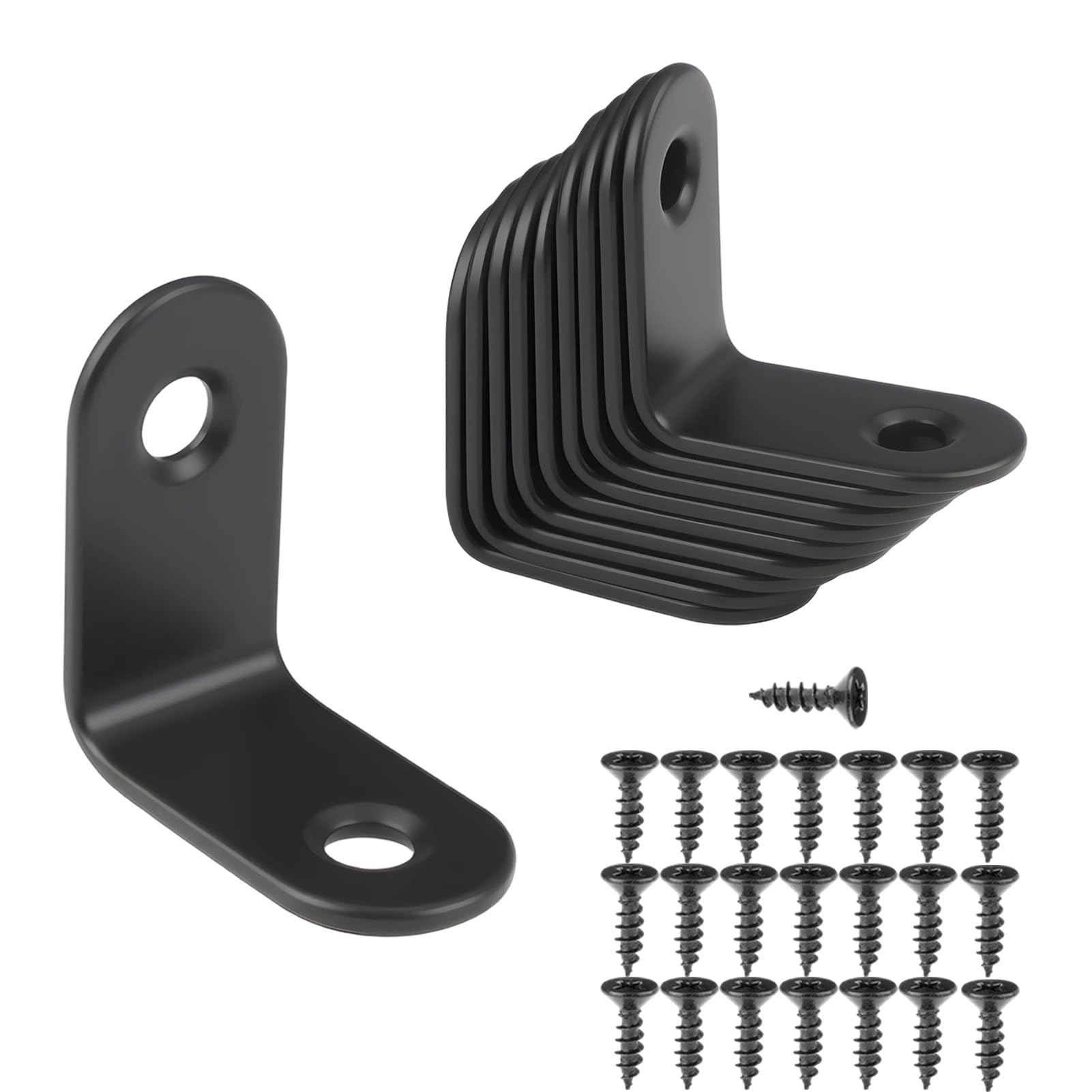 10 Pack Small L Brackets Right Angle 90 Degree Bracket for Shelves | 27X15mm 90