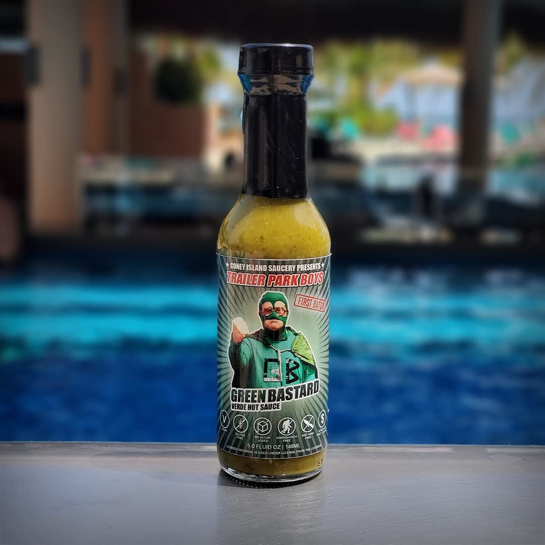Amazon.com : Trailer Park Boys Green Bastard Hot Sauce : Grocery & Gourmet  Food