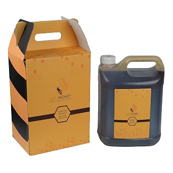 GeoHoney Pure Sidr Doany Honey, Authentic Yemeni Natural Sweetener, 15.4 lb Bulk Container