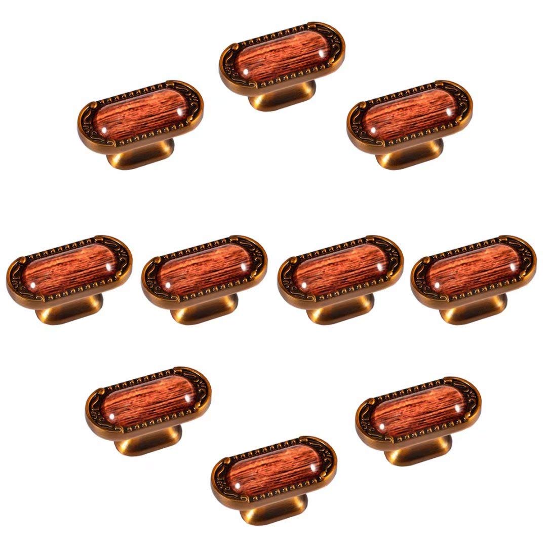 Boutons et poignées de placard bronze vintage cuisine armoire meuble tiroir lot de 10