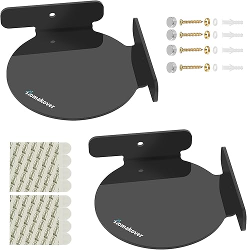 Mini soporte circular de acrílico para cámaras de seguridad, monitores de bebé, altavoces, plantas y más, soporte universal para leva, fácil de