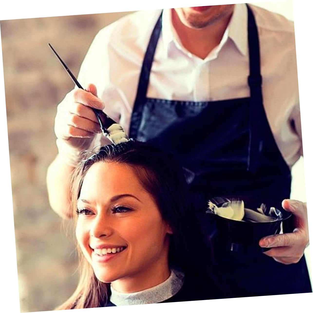 5 Sätze Teiliges Haarfärbeset Mit Praktische Färbeschalen Für Friseure Und Diy Haarfärbung Leicht Zu Reinigende Wiederverwendbare Kunststoffschalen Für Müheloses 4 Stück * 5