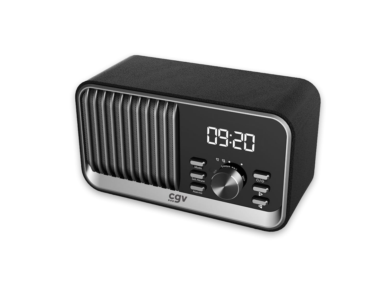 CGV | Bebop FM Noire – Radio Portable FM/Bluetooth 5.3/USB/Micro-SD/AUX