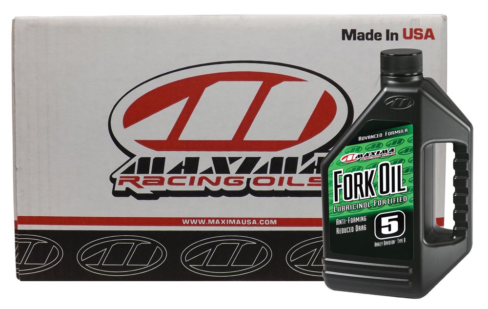 Maxima (CS54916-12PK) 5WT Standard Hydraulic Fork Oil - 16 oz., (Case of 12)