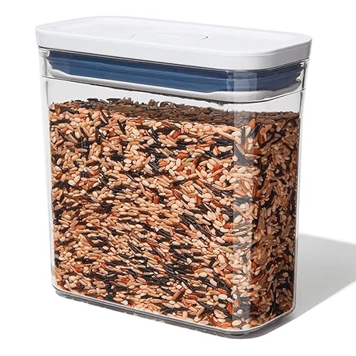 Kit com 3 Pote Hermético Oxo POP 2.0 Retangular 1,1 Litros