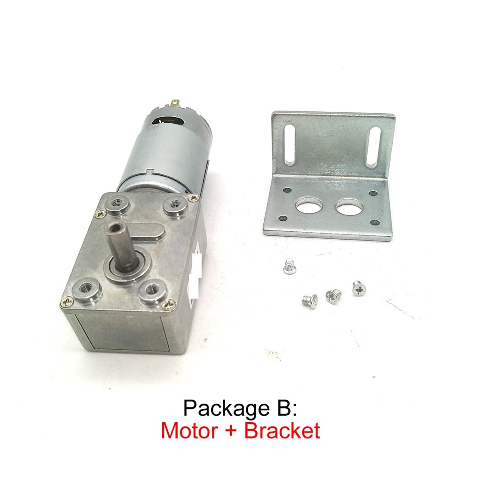 Riduttore di tensione DC 12 Volt, avviamento elettronico, riduttore a vite senza fine da 12 V, motore autobloccante, pacchetto JGY-395 R 12 V 8 giri/min Motor Starters