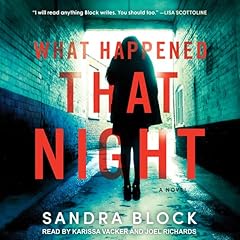 What Happened That Night Audiolibro Por Sandra Block arte de portada