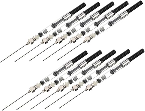 10pcs Fountain Pen Ink Filler Kit Ink Absorbers Inking Aid Pen Refill Tools