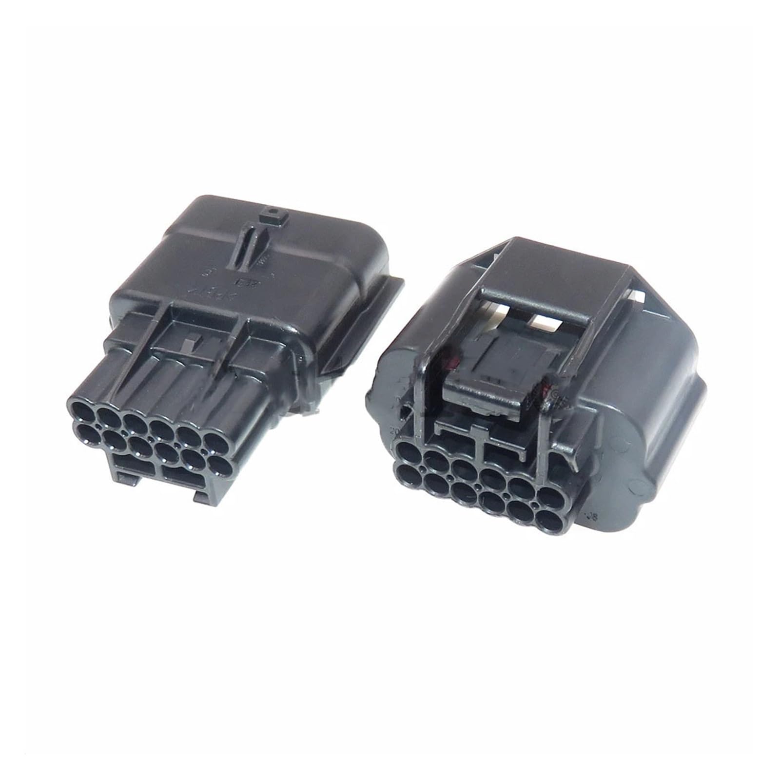 Lot de 5 fiches de compteur d'air à 12 trous 7282-8854-30 for pièces automobiles 7283-8854-30, for prise de câblage de capteur de pression automatique(Rosso)