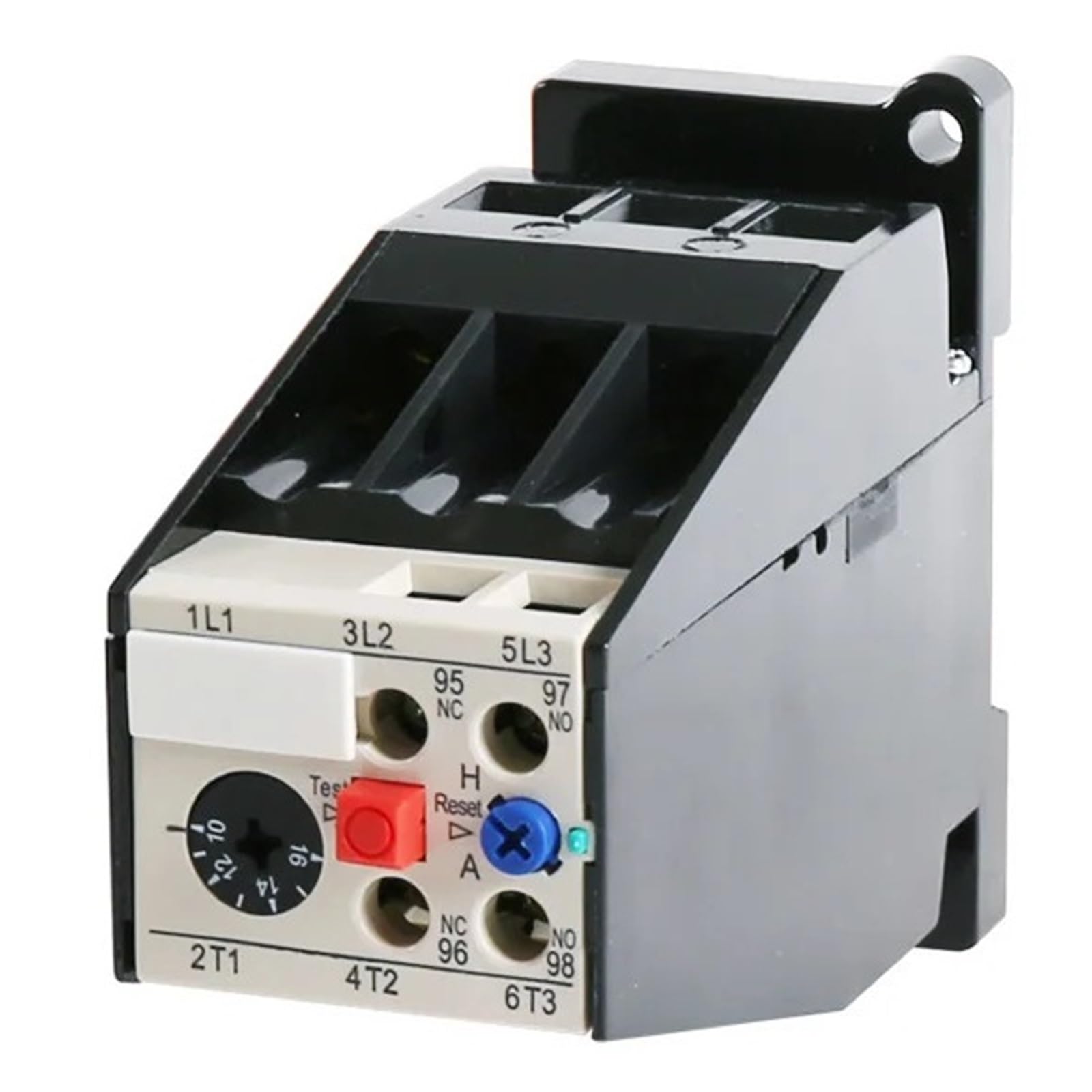 Relais thermique moteur triphasé 0.4-0.63A protection surcharge 1NO 1NC