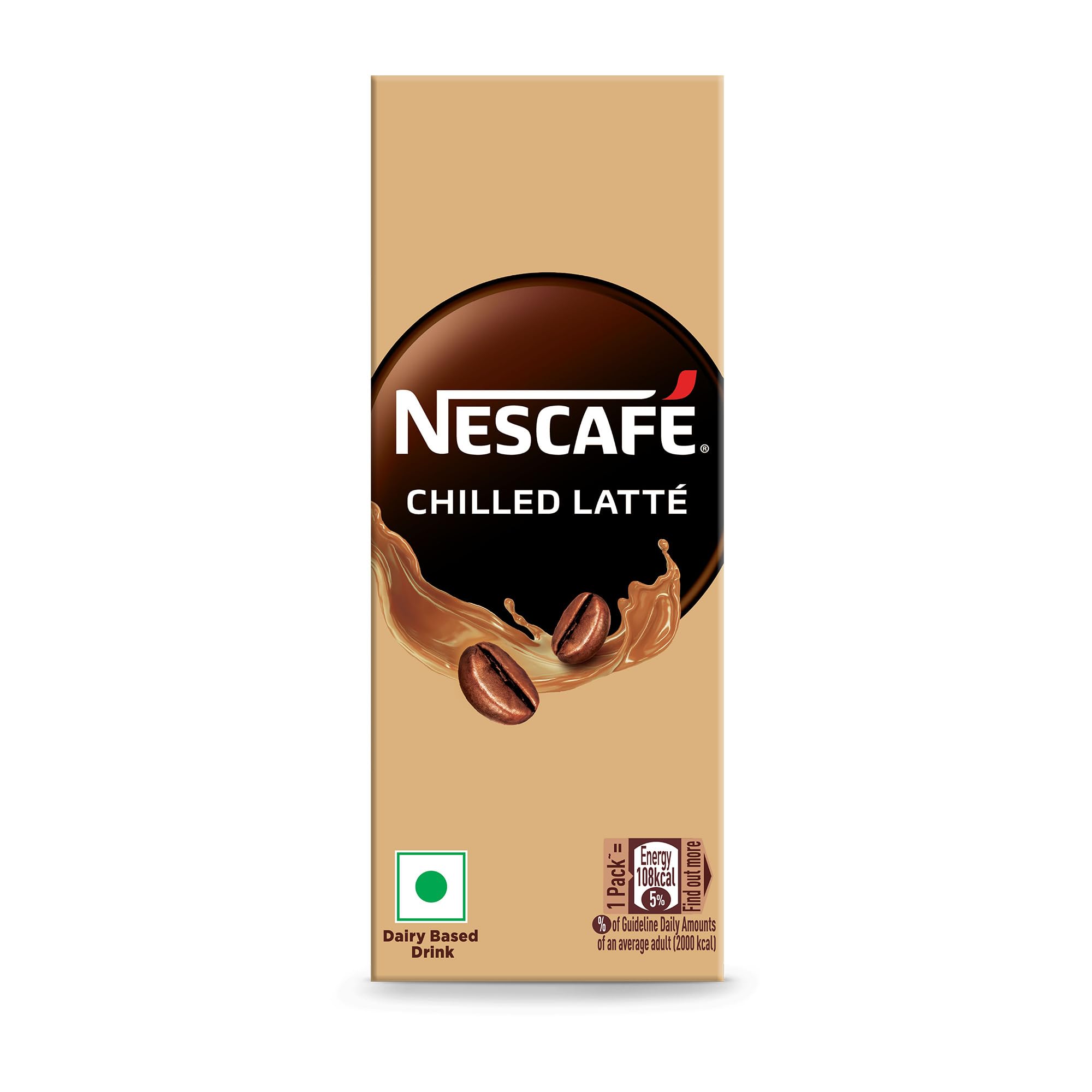 Nescafe Ready To Drink Coffee Flavoured Milk, Iced Latte, 180 ml Tetra Pack, Liquid-image-2