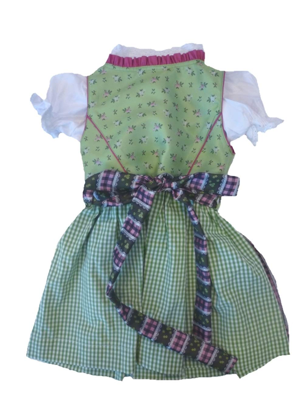 Isar-Trachten Tradycyjny dziecięcy dirndl z bluzką, rozm.