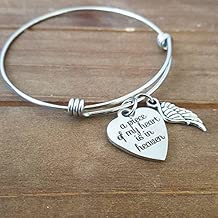 A Piece Of my Heart is in Heaven Angel Wing Memorial bracelet - coolthings.us