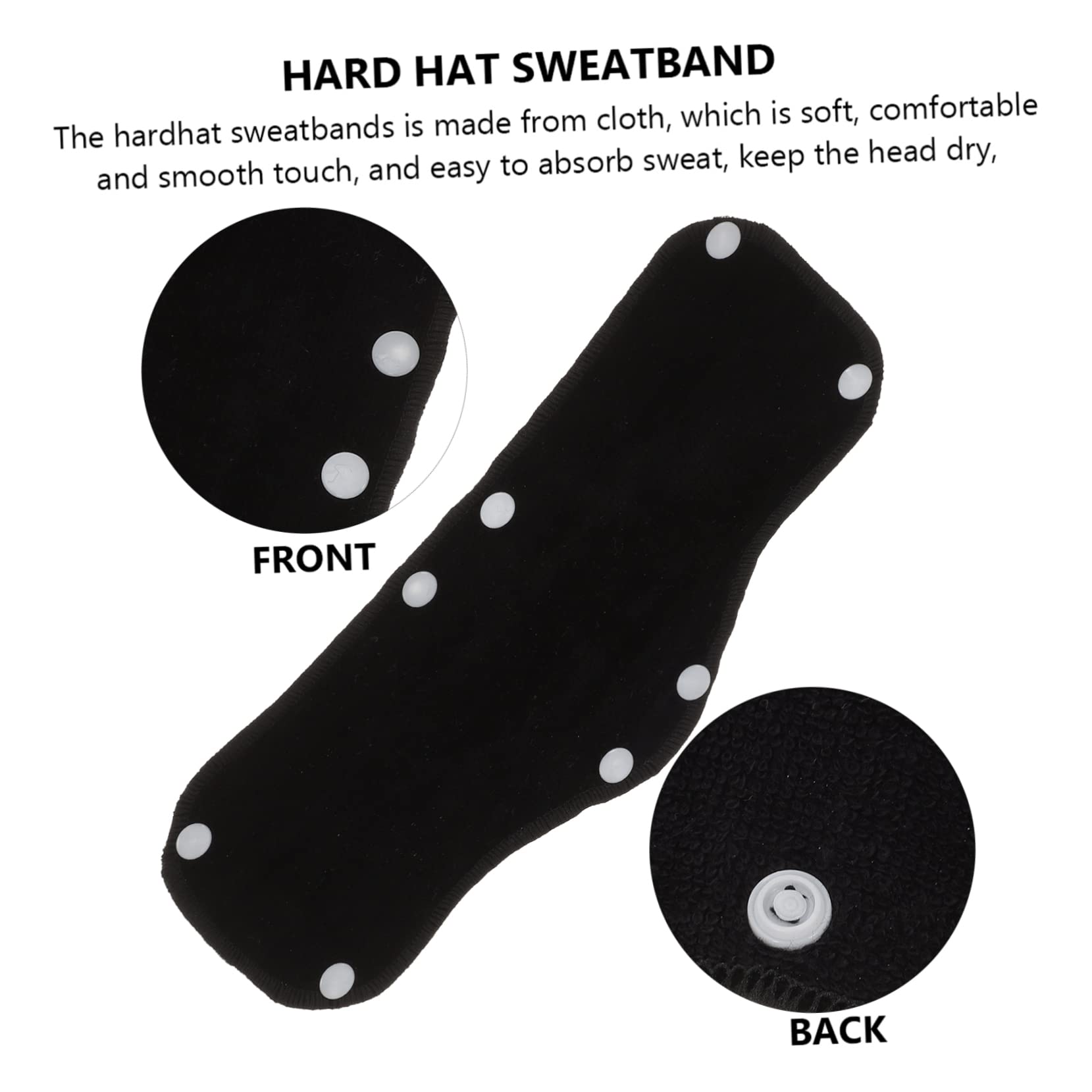 UKCOCO 30piezas Bandas Absorbentes De Sudor para Casco De Seguridad Pack De Reutilizables y Lavables Compatibles Casco Industrial Diseño Ergonómico