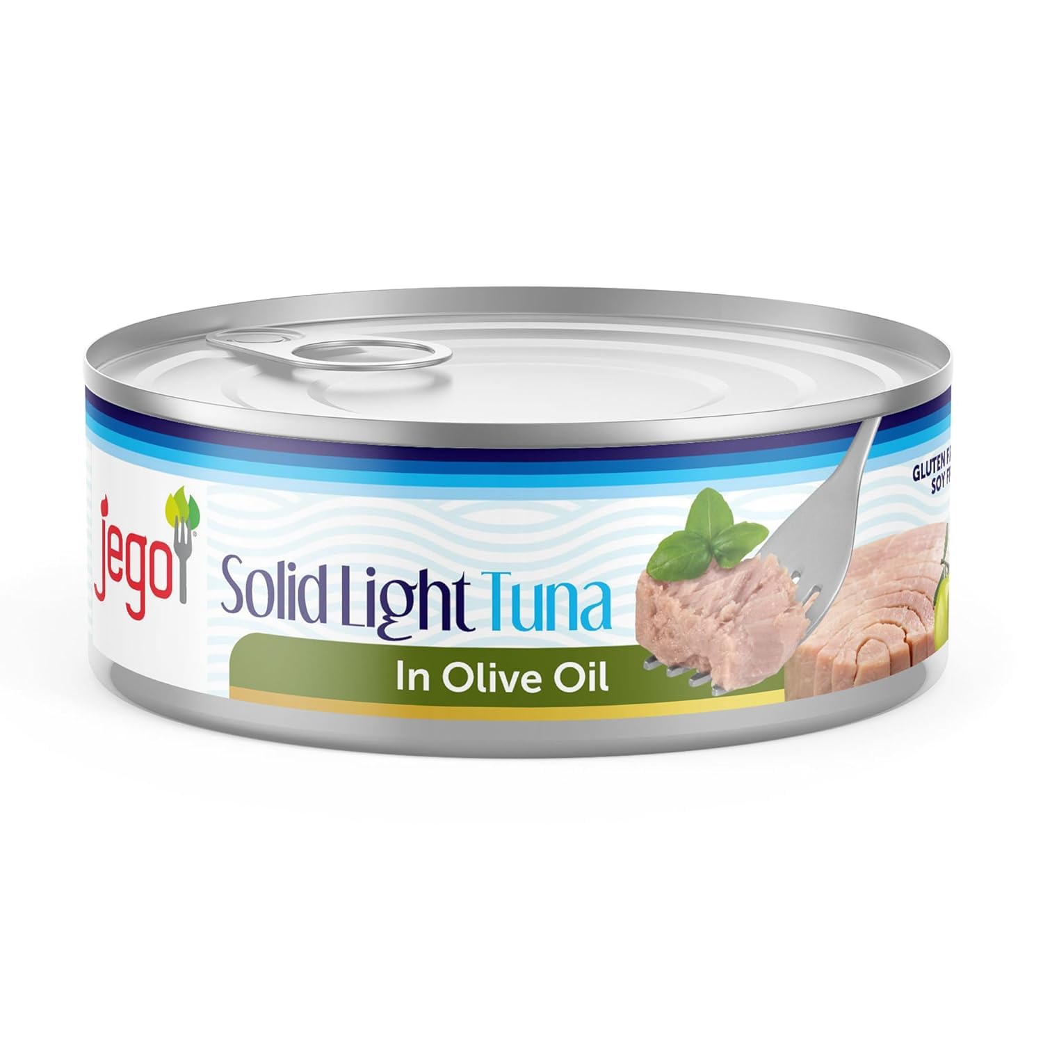 Jego Solid Light Tuna in Olive Oil | Keto | Low Carb | Gluten Free | Soy Free | Canned | Ready to eat | Pack of 12 | 5oz can
