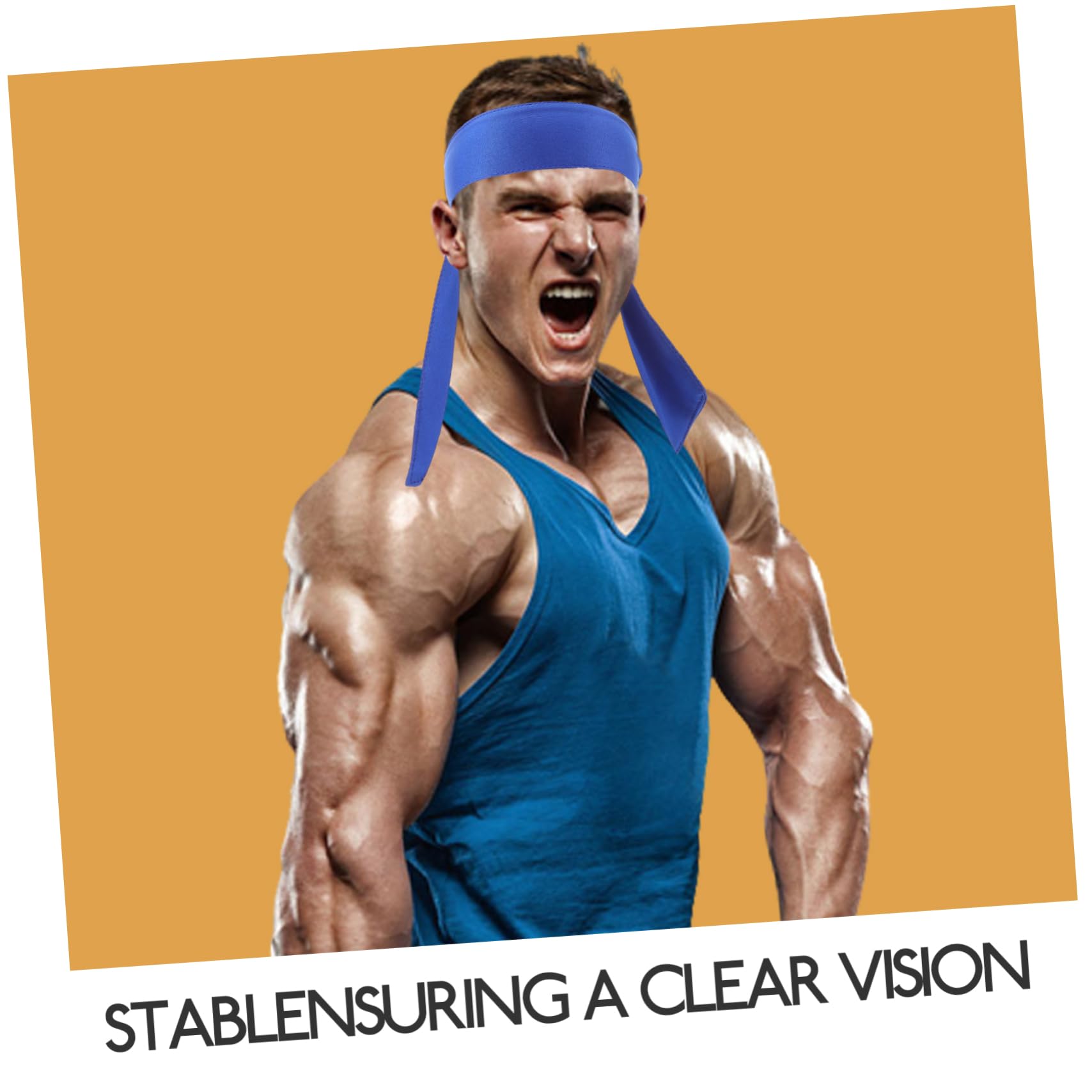 VALICLUD 24pièces Bandeau Anti-Transpiration à Nouer Bandeaux de Sport Respirants Bandeaux de Course pour Hommes et Femmes Contrôle Transpiration Maintien Sûr