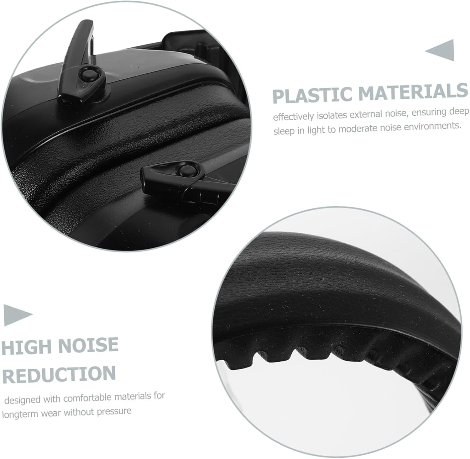 2pcs Noise Reduction Ear Muffs Decibel Reducing Hearing Protectors for Adults Serenity Ear Protectors for Sleep Shooting Concerts Travel