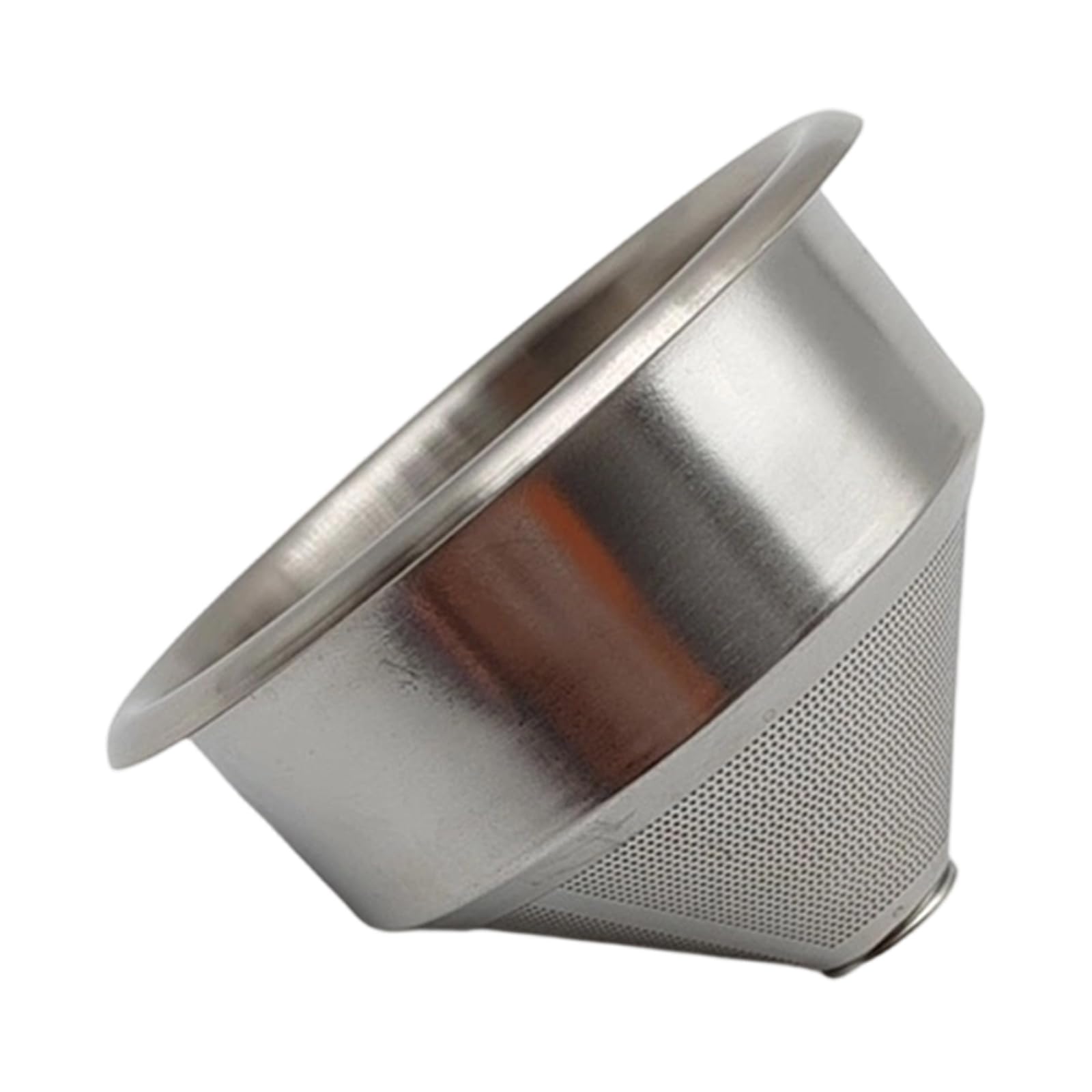 CUNZJIA Espresso Filter Basket Stainless Steel Coffee Ground Strainer Coffee Powder Cup Espresso Powder Bowl for Home Use
