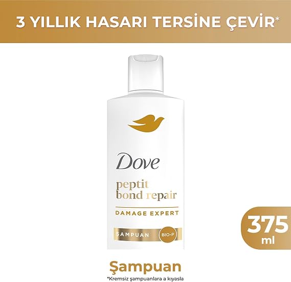 Dove Şampuan Peptit Bond Repair 375 ml