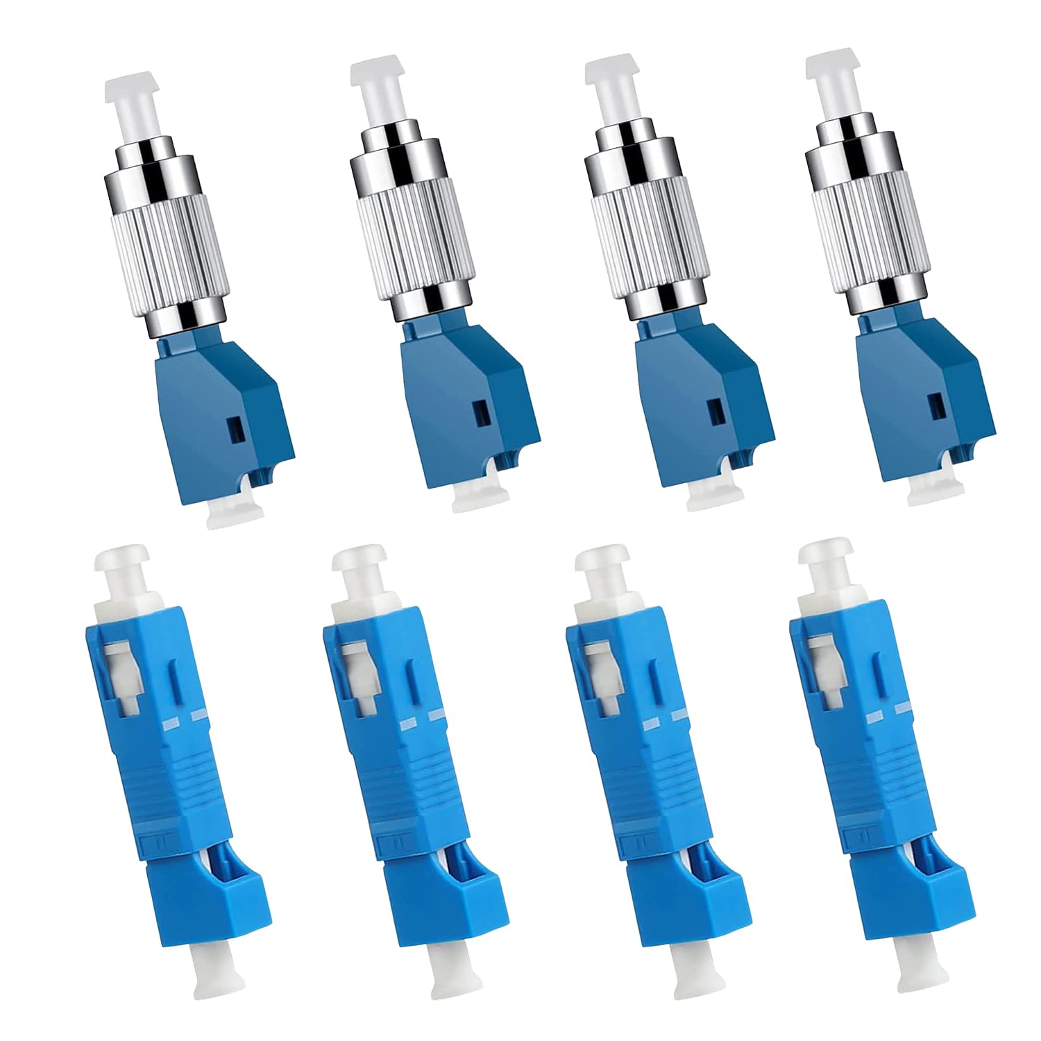 4 x FC-Stecker-LC und 4 x SC/UPC-Stecker-LC/UPC SM