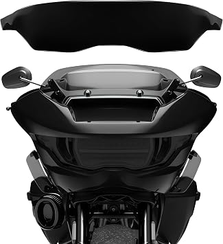 Headlight Lens Headlamp Protection Headlight Cover Compatible with Harley CVO Road Glide FLTRXSE 2023-2025 & Road Glide/ST 2024-2025 Black