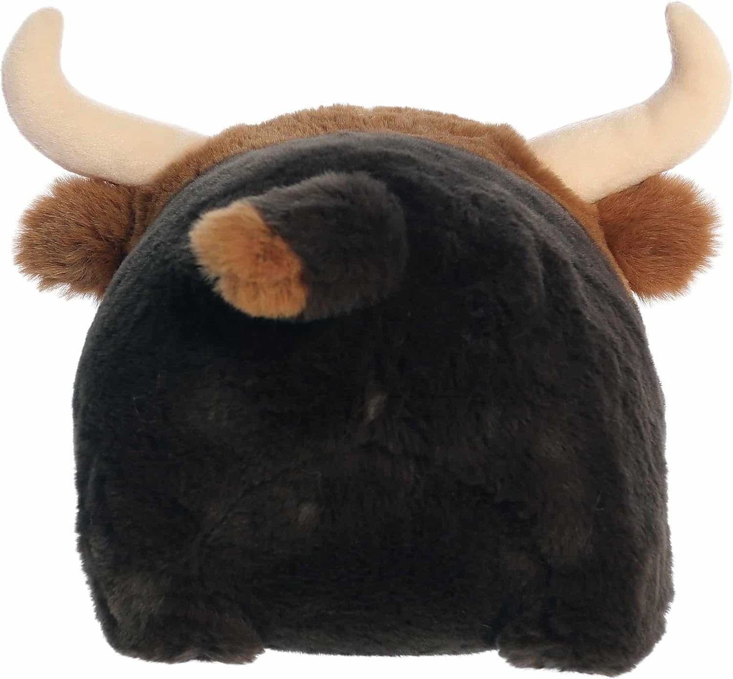 Aurora® Adorable Spudsters™ Layton Longhorn Cow™ Stuffed Animal - Round Shape Makes for Comforting Cuddles - Perfect for Kids All Ages and Animal Loving Adults - Brown 10.5 Inches