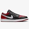 Nike 553558-605 Air Jordan 1 Low Gym Red/Black, black/white/gym red