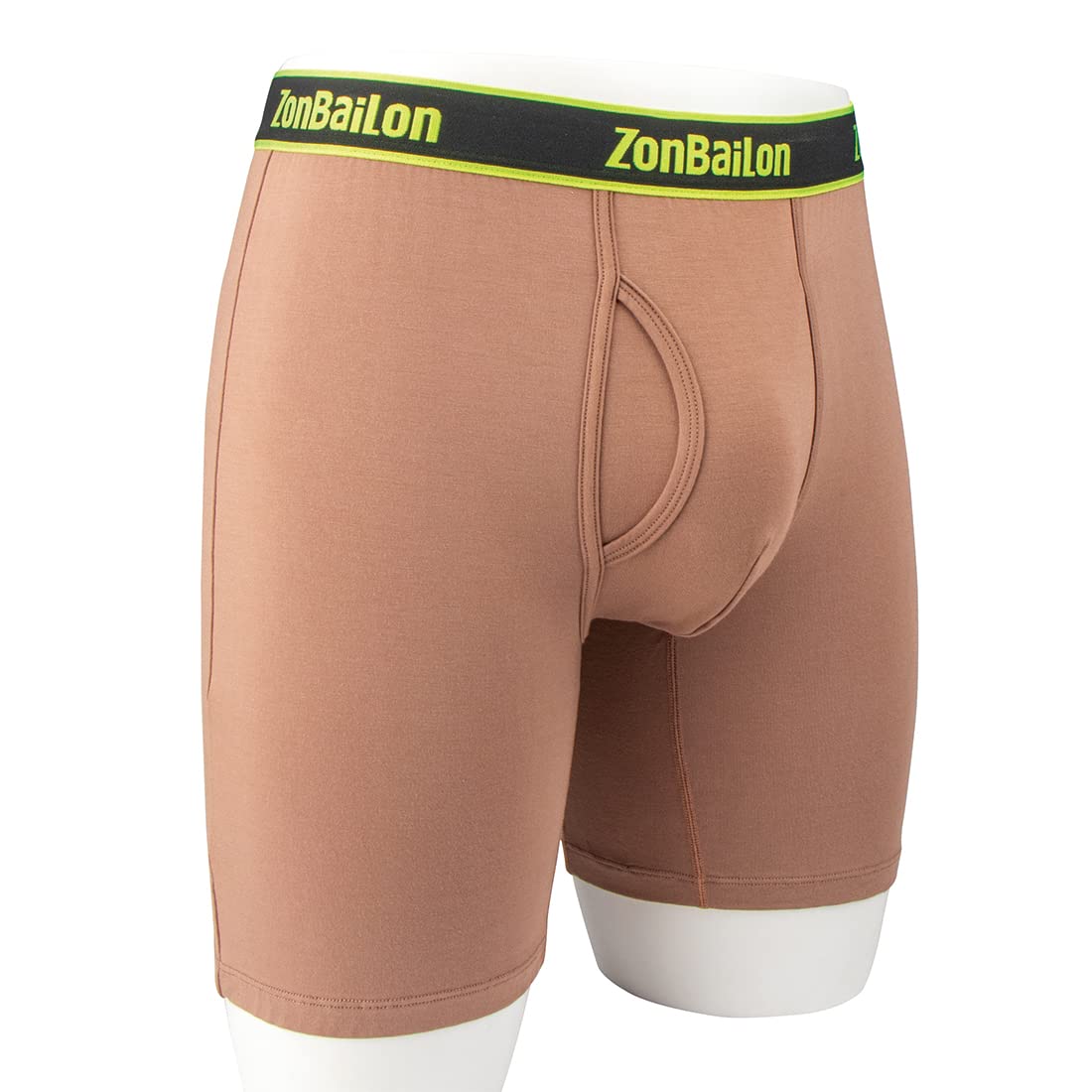 Calzoncillos tipo bóxer para hombre, suaves, transpirables, cómodos, con piernas largas
