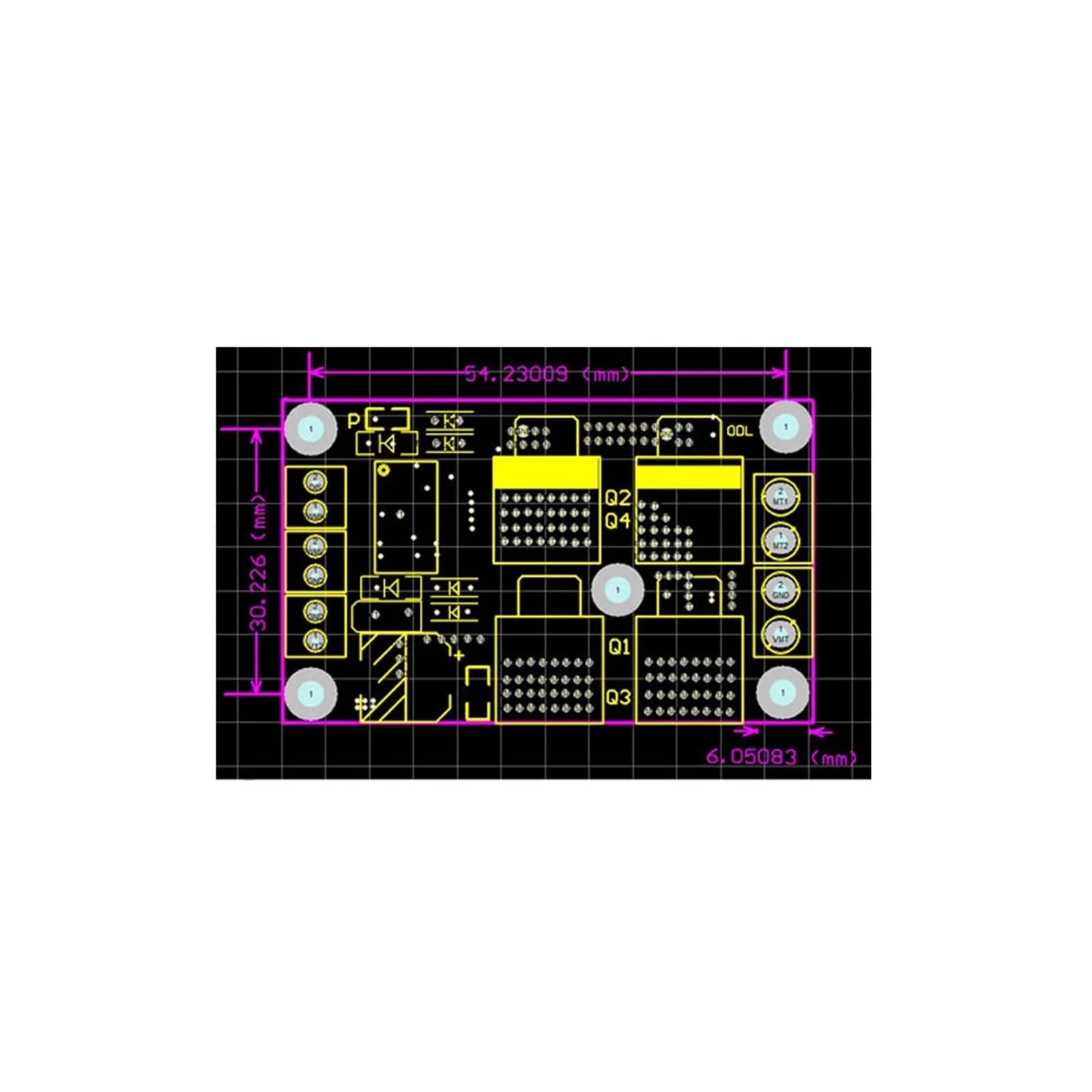 Placa de accionamiento de Motor de CC de 12V, 24V, 36V, controlador de velocidad del Motor de puente H de 450W, controlador de Motor de rotación inversa hacia adelante, compatible con MCU