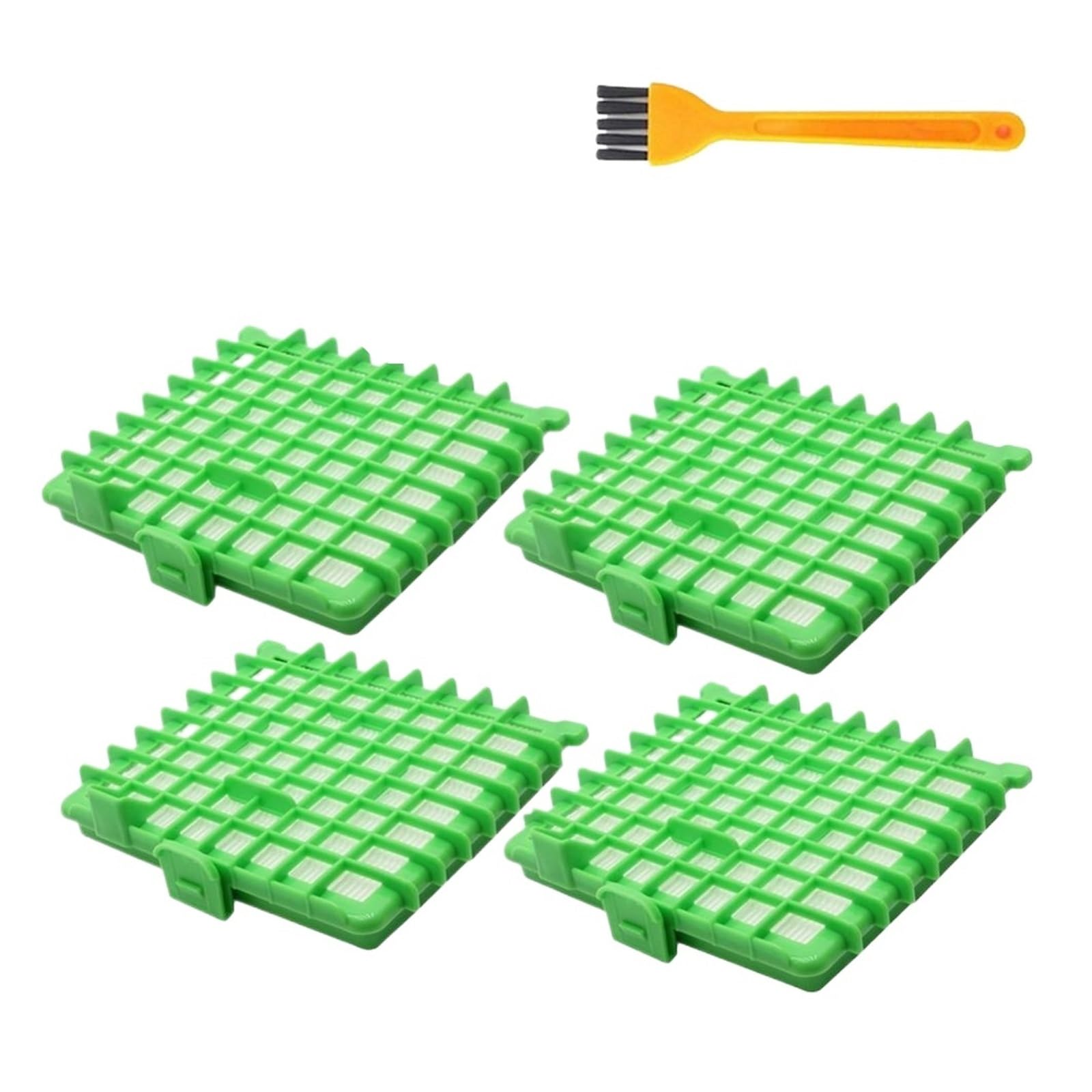 Filtro HEPA lavable for Rowenta Silence Force RO5762 RO5921 piezas de aspiradora Compatible con Rowenta ZR002901(4Pcs)