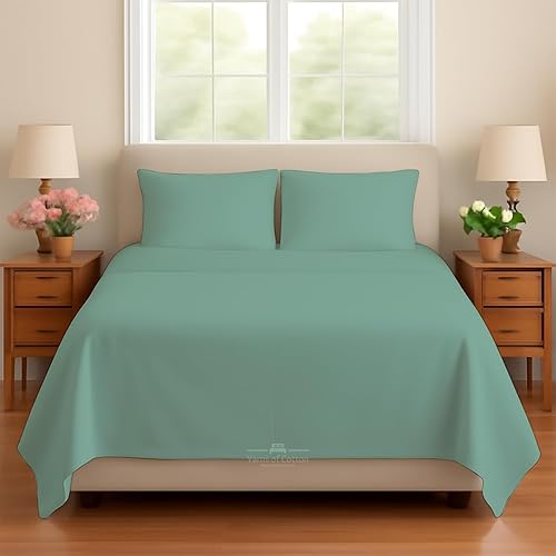 Miniatura 14 de Juego de 4 piezas para sofá cama, 100% algodón de 400 hilos, sábana bajera con bolsillos profundos, suave, sin arrugas y transpirable, calidad de