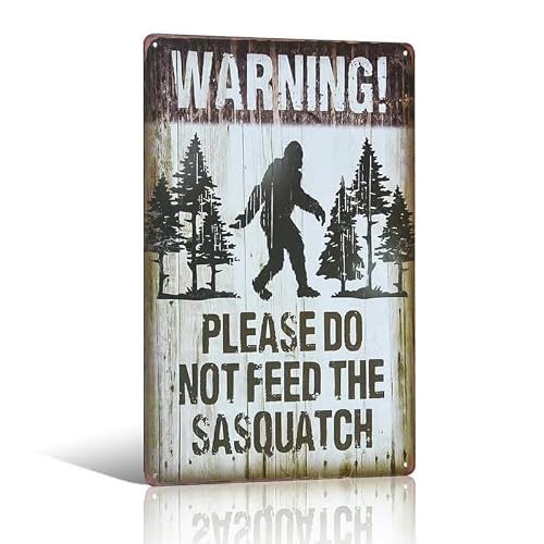 Warning Metal Tin Sign Retro Vintage Plaque