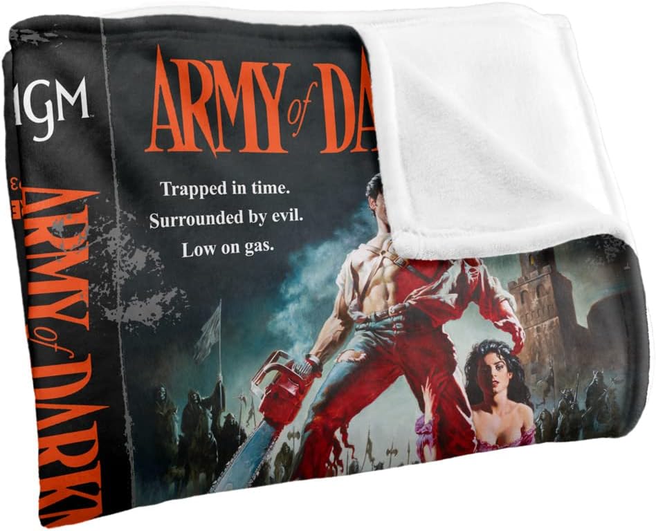 Army of Darkness Blanket, 50"x60" VHS Silky Touch Super Soft Throw Blanket