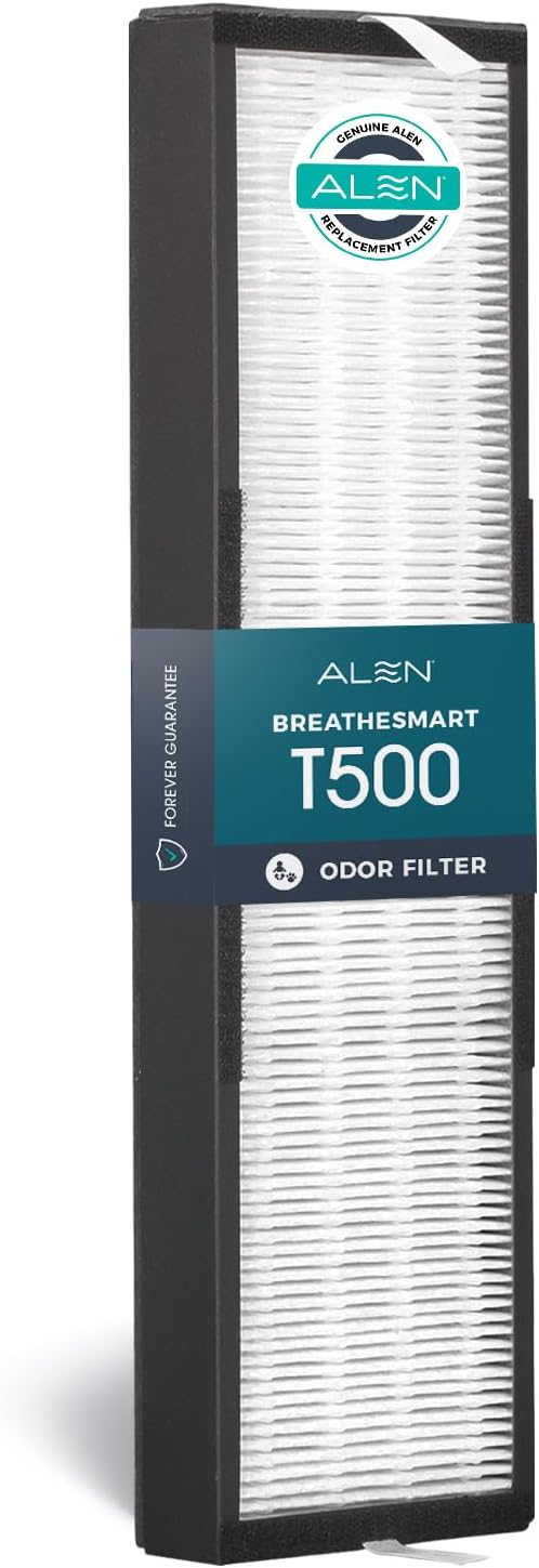 Air Filter TF60-MP-Odor Replacement HEPA Filter for T500 Air Purifier - Captures Allergens, Dust, & Mold + Pet Dander & Odors (1 Filter)
