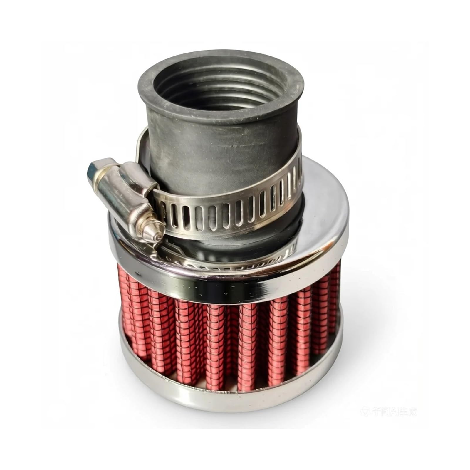 Techauto Id 12Mm Universal 25Mm Mushroom Head Air Filter Flow Secondary Air Intake Filter For Car Motorcycle(Id 12Mm)
