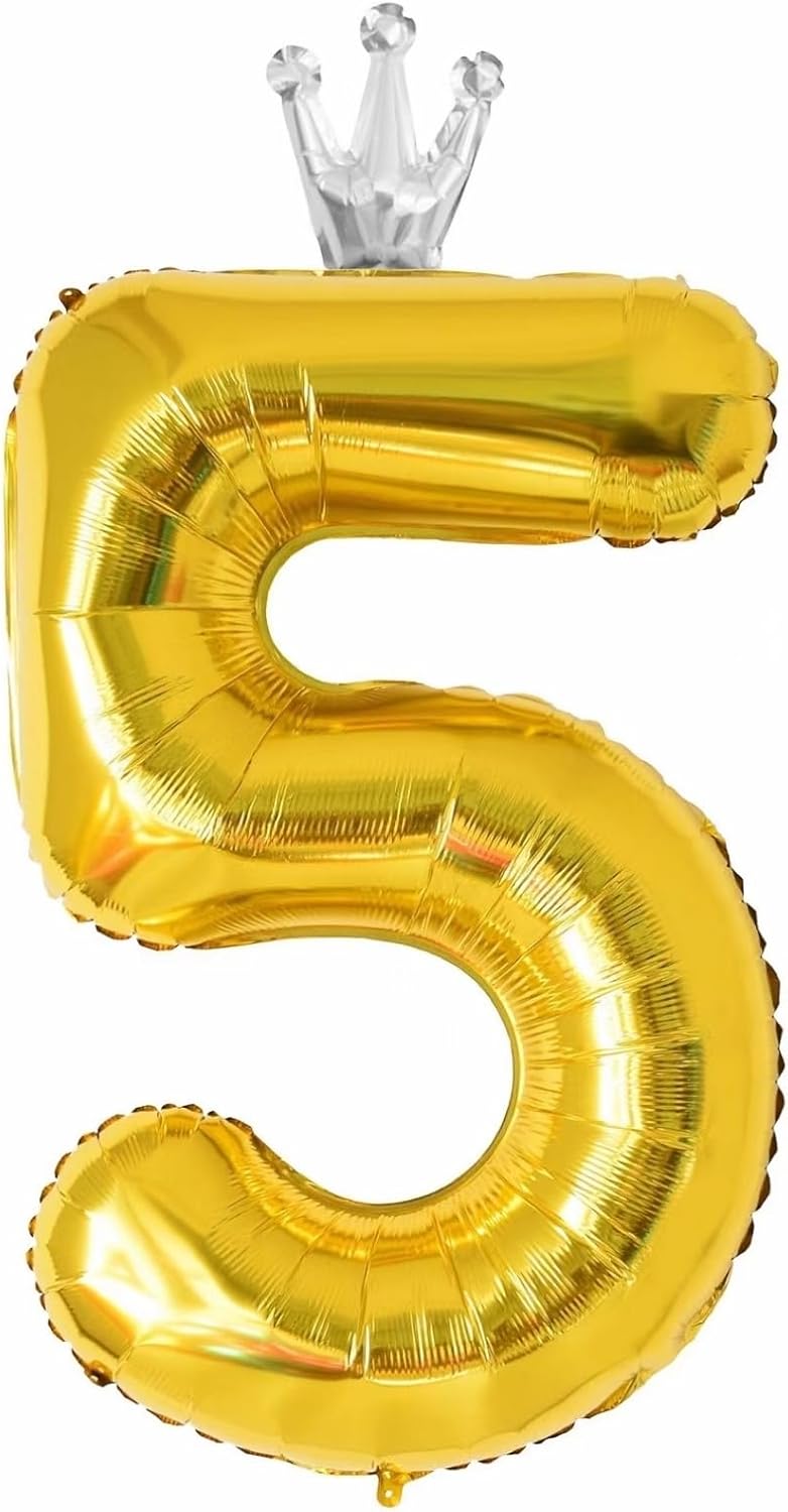 40-Inch Gold Number 50 Balloons for Birthdays, 50th Birthday Decorations for Boys Girls, 50th Birthday Party Supplies. (Gold 50) - Image 2