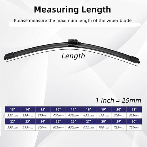 Miniatura 4 de Limpiaparabrisas delantero LHD compatible con Mercedes Benz W205 C 180 200 250 300 350 400 450 43 63 15 - Parabrisas