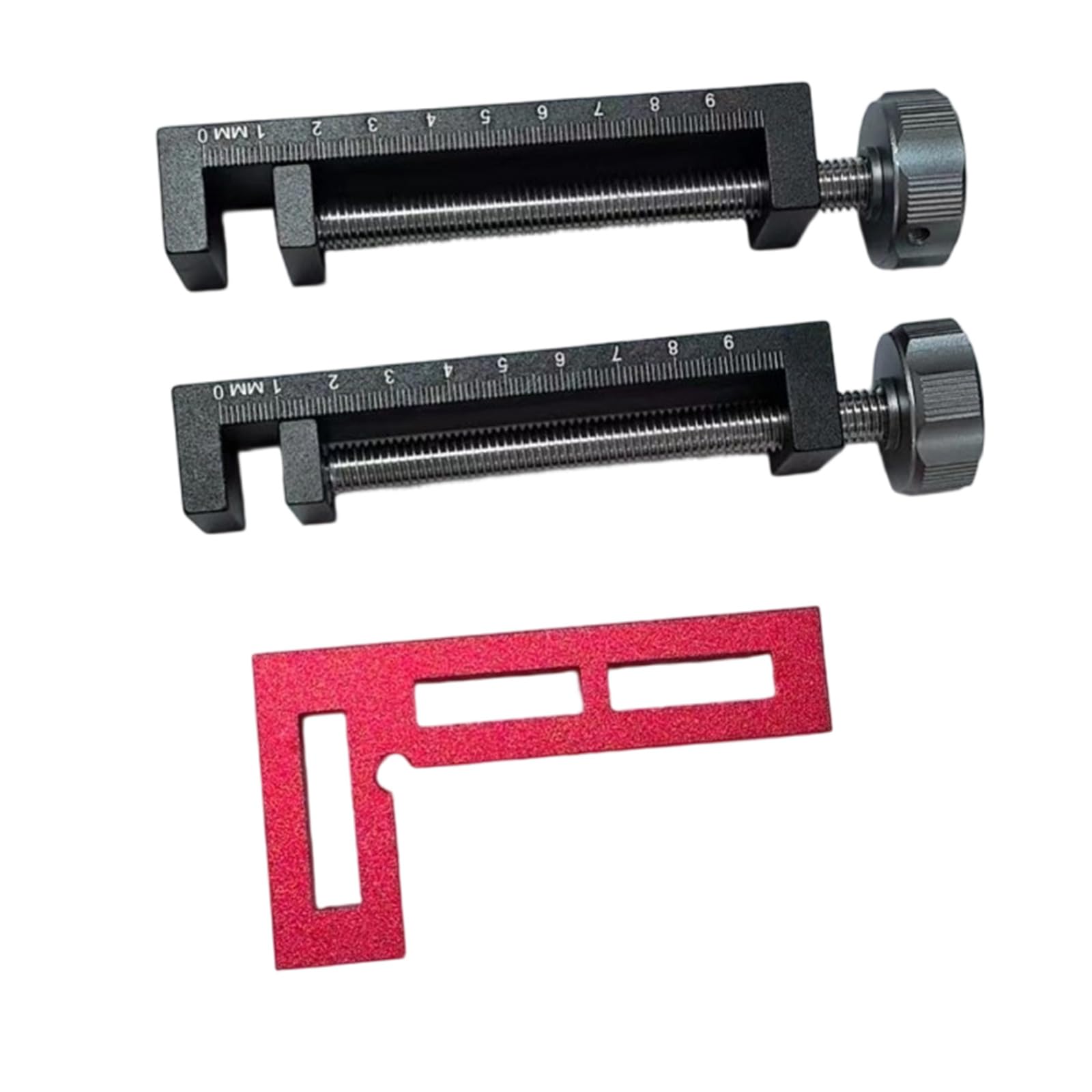 Tsophreniq 3Piece Set Multipurpose Professional Upgraded Aluminum G Clamp 5 Adjustable Positions Nonslip Design For Woodworking Diyer Projects Adjustable G Clamp