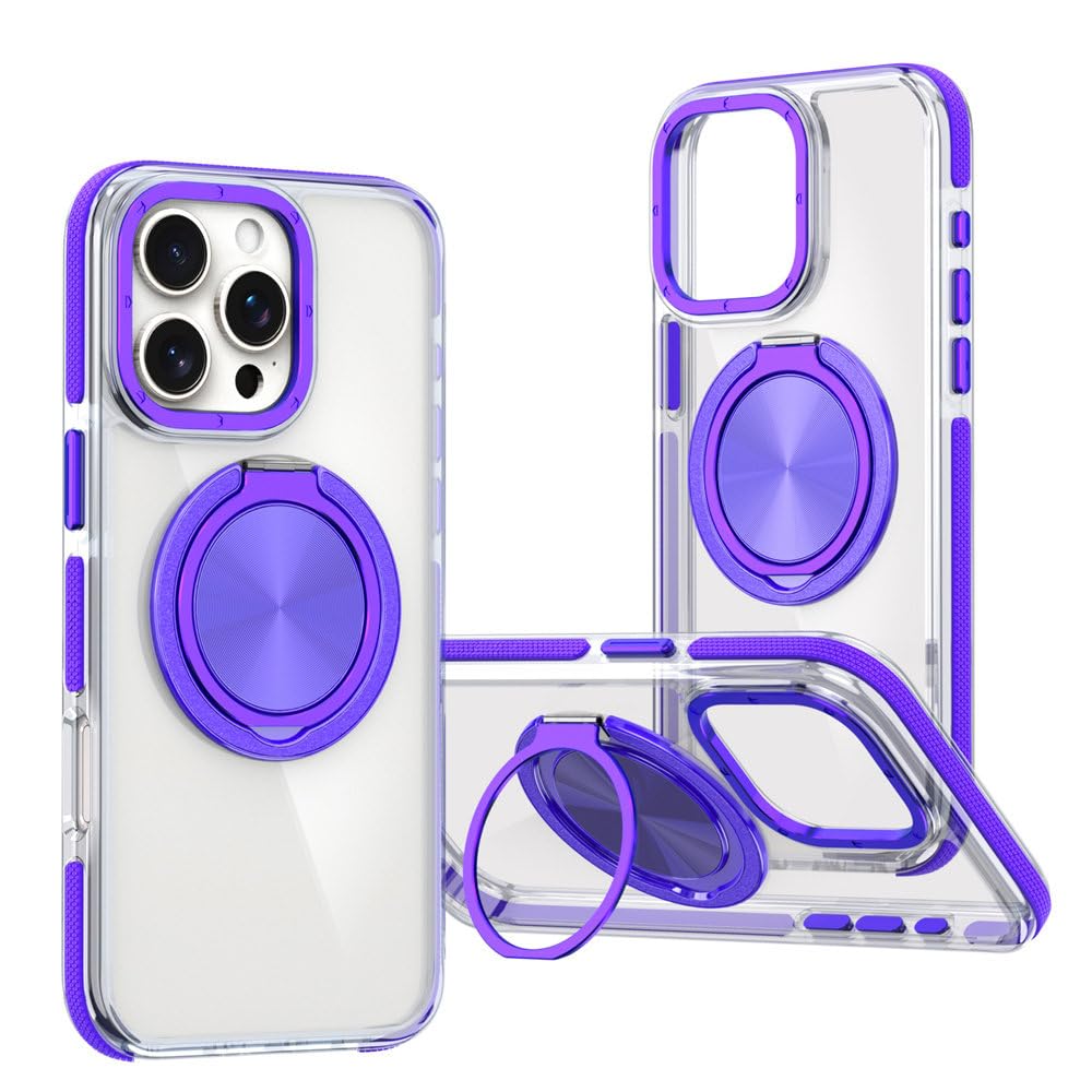 Coque Clear Armour iPhone 11 avec cadre d'objectif en métal violet - 8