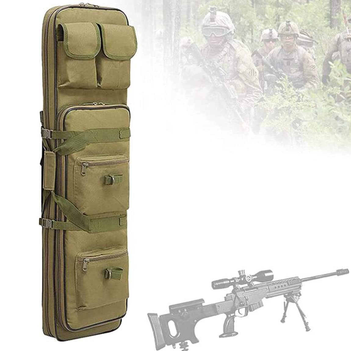 Sac de portée de pistolet tactique et housse pour fusil long de chasse