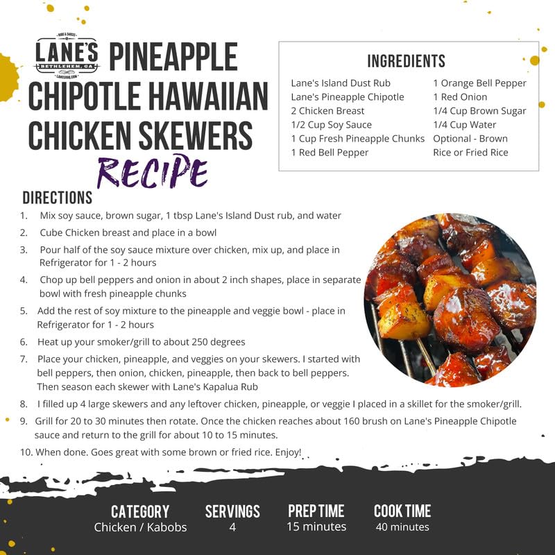 Miniatura 7 de Lane's Island Dust Rub Alaea - Sal de condimento de sal marina hawaiana, especias de sal marina roja hawaiana totalmente natural para mariscos y