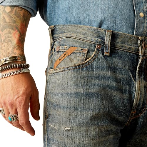 Ariat Men's Yellowstone M5 Rider Slim Straight Jean4