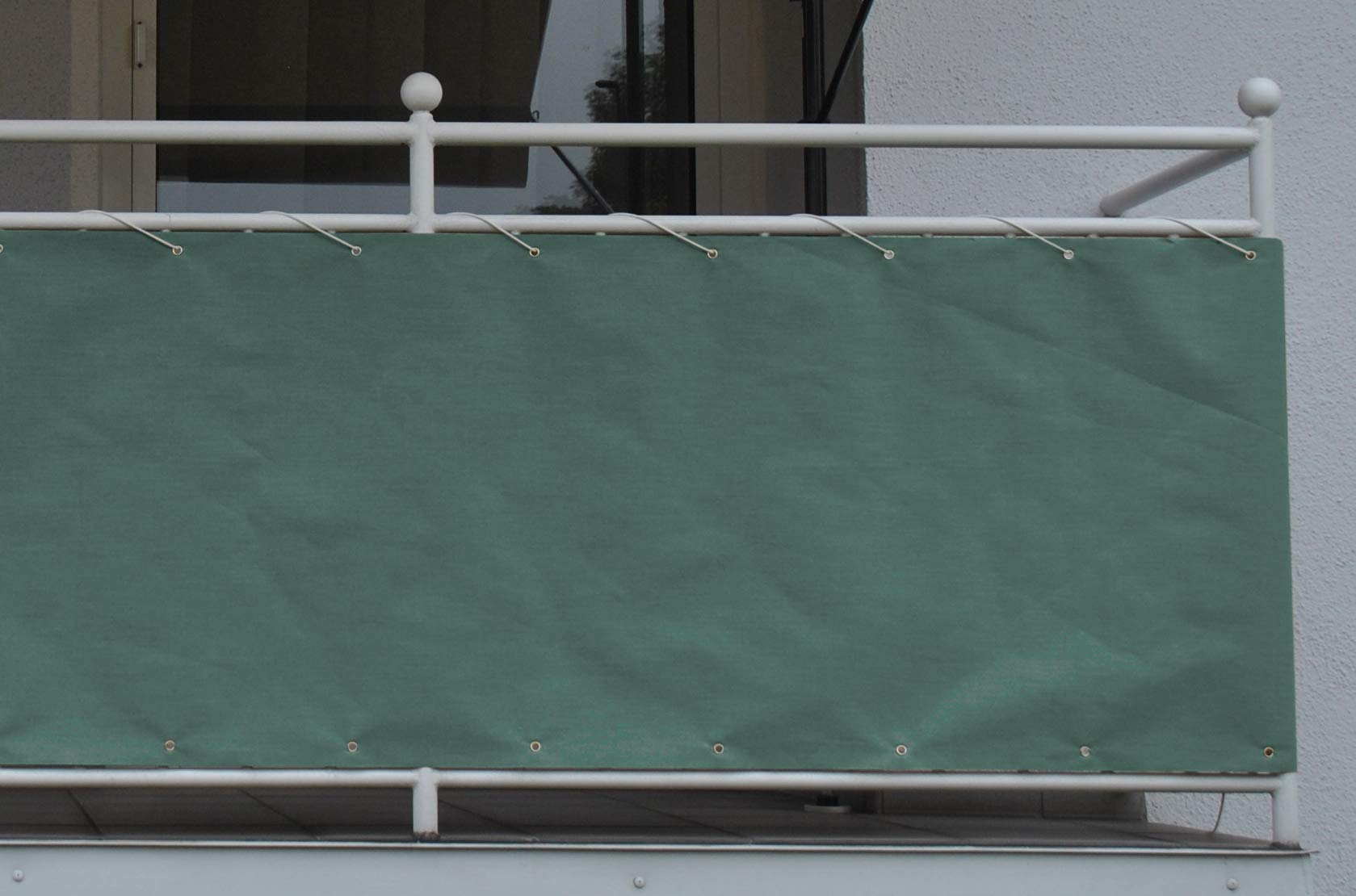 Tennis de balcon vert de 6 m et 90 cm de haut pour occultation