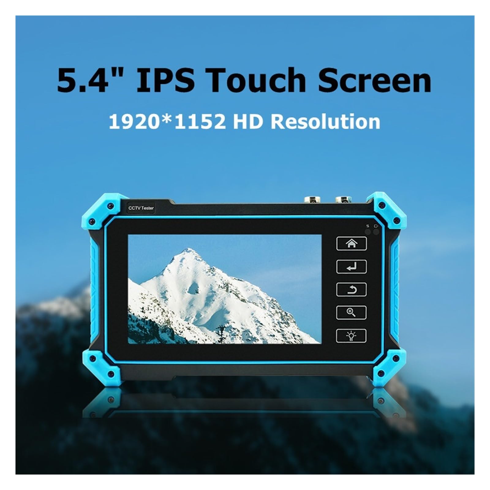 CCTV-Tester, 4K CCTV Monitor Tester IPC5200C IP Kamera Analog Video Überwachung PoE RJ45 TDR Kabel Test(IPC-5200 Plus)