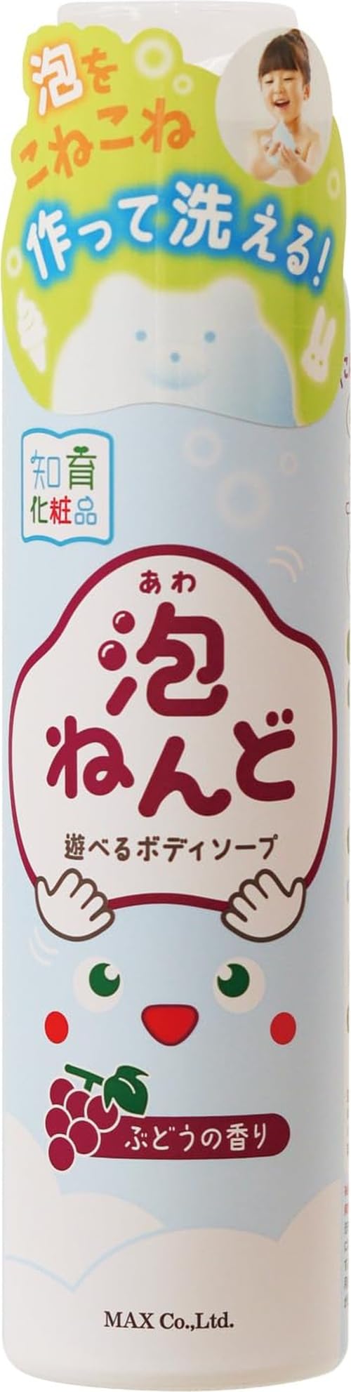 Amazon | 泡ねんど 遊べるボディソープ ぶどうの香り 160g | マックス