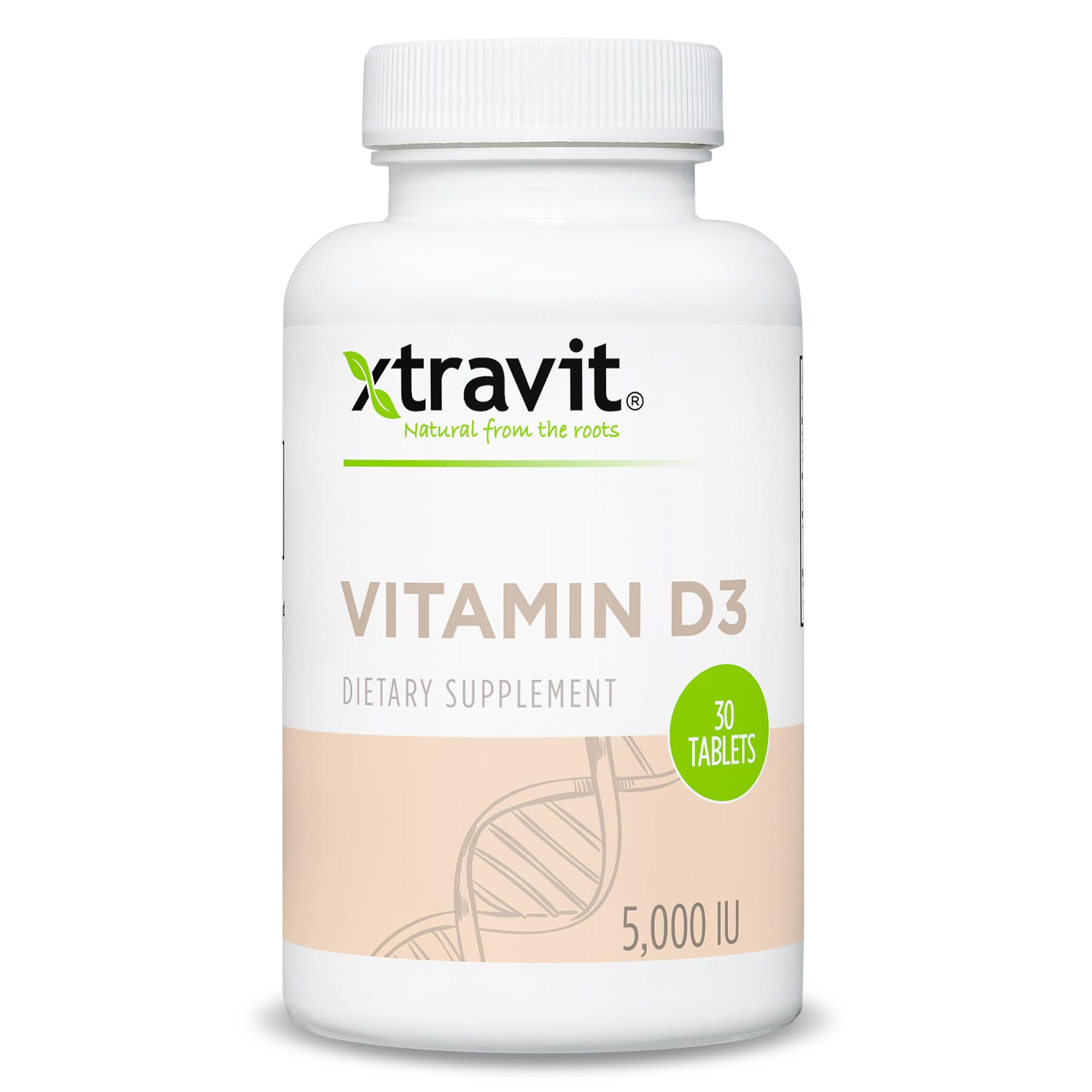 Vitamin D Supplement Natural Vitamins for Men Women - May Support Bones Immunity Mood - Non-GMO Supplements -