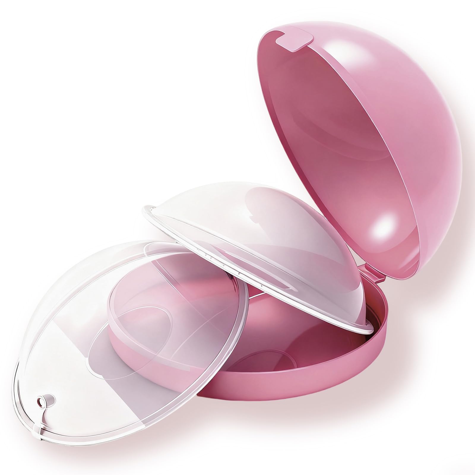 3PCS Breast Milk Collector, Breast Milk Storage Bottle, Breast Pads for Leaking Milk for Nursing Mothers, Discreet Storage Solution with Pink Case Alternative for Working Moms-image-35