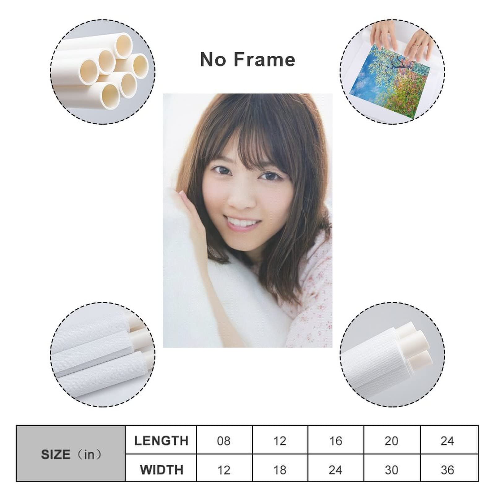 Amazon.co.jp: 乃木坂46西野七瀬かわいいセクシーな写真アートポスター