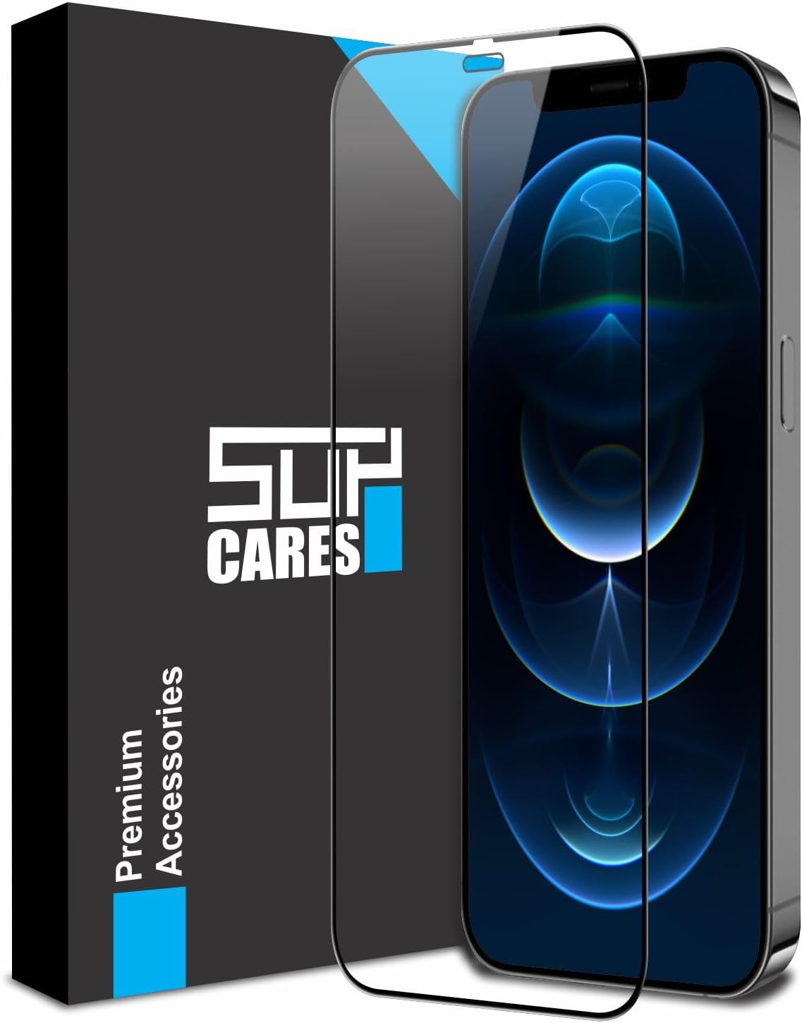 TOZO Compatible for iPhone 12 Pro Max Screen Protector 3 Pack Premium