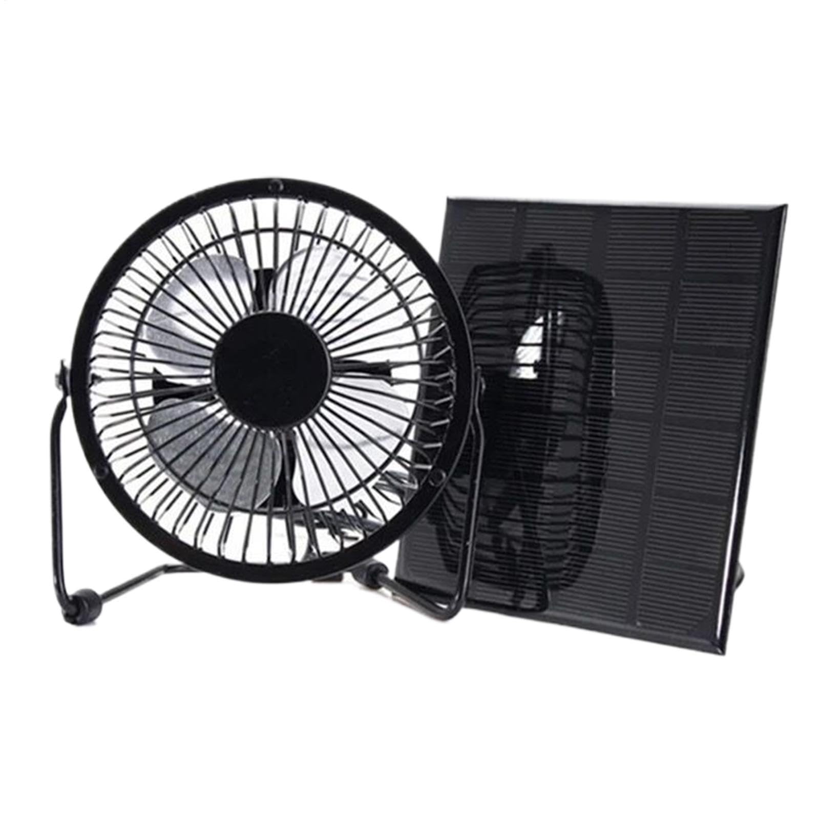 Generico Ventilatore Solare da Serra Circolazione d'Aria Portatile 5 Watt